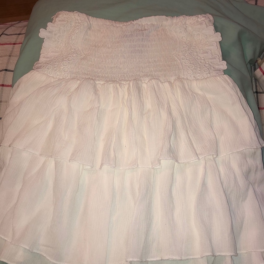 white skirt